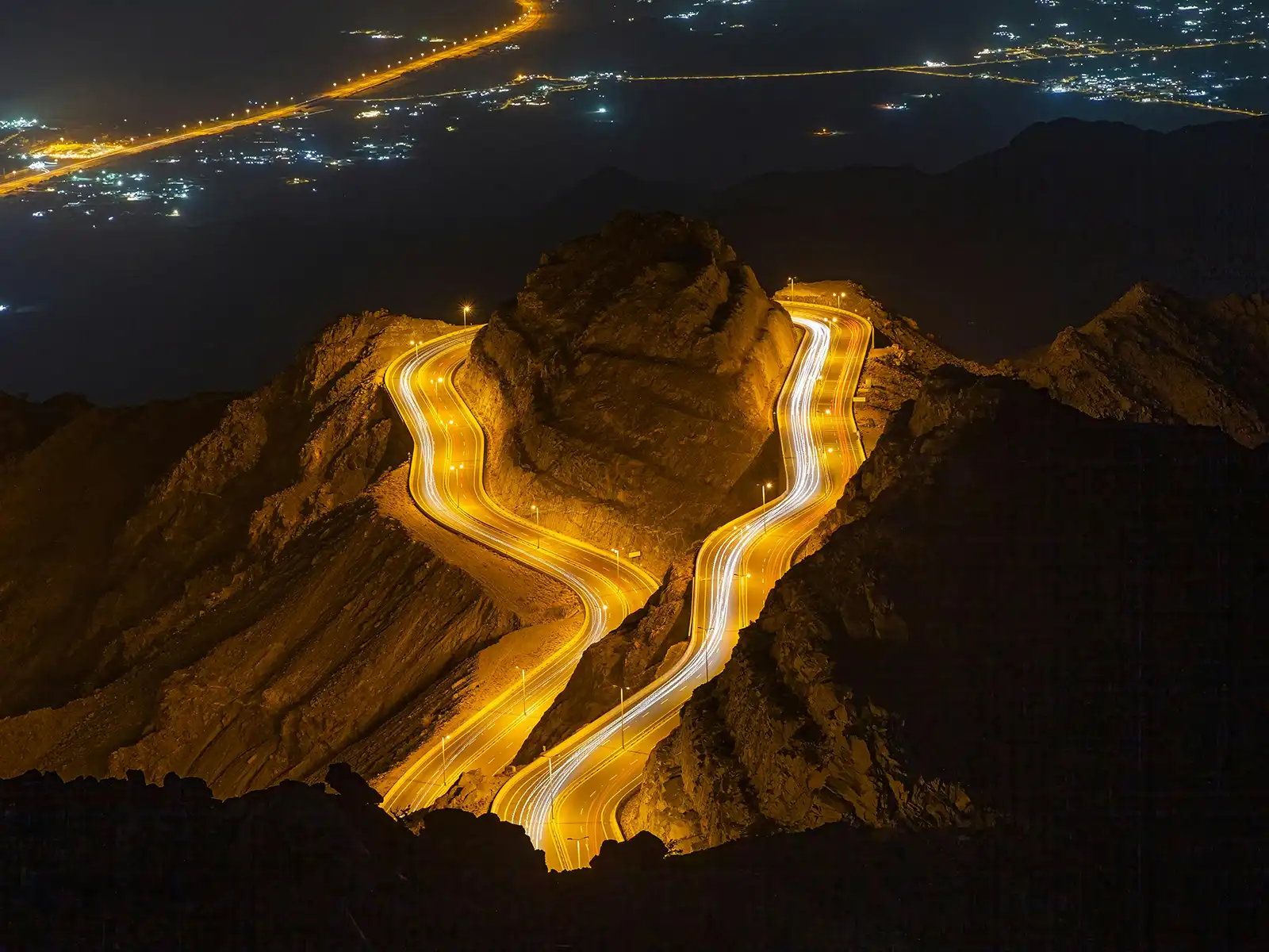 Taif Mountains and roses